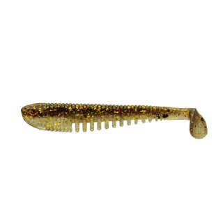 K.P Baits Skeleton Shad Gummifisch 3" 7,5cm 024 Brown Mushroom