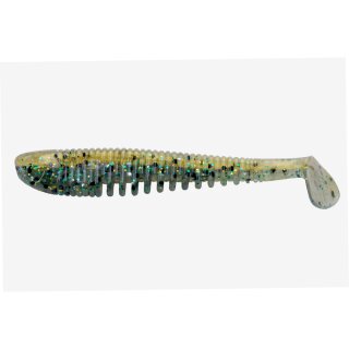 K.P Baits Skeleton Shad Gummifisch 3" 7,5cm142 Gold n Green