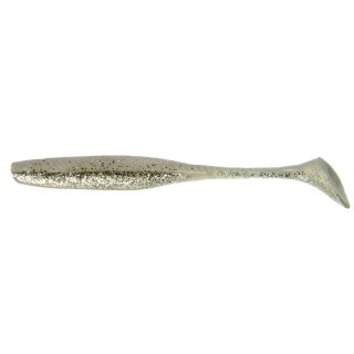 K.P Baits Lazy Shad Gummifisch 4" 10 cm 5 Stück Barsch Zander 040 Glitter White