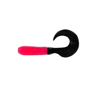 Relax Twister 2" 5 cm Barsch Forelle Döbel 8 Stück 381 Rot Schwarz