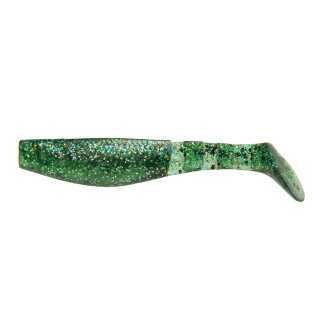 K.P Baits Original Shad Gummifisch 3" 7,5cm 5 Stück 025 Green Two Tone