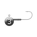 K.P Mustad Round Rund Jigkopf Jig 3 Gramm -...