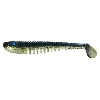 K.P Baits Skeleton Shad Gummifisch 4" 10 cm 5 Stück 015 Blue Sky Glitter