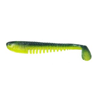 K.P Baits Skeleton Shad Gummifisch 4" 10 cm 5 Stück 016 Lime Mackarel