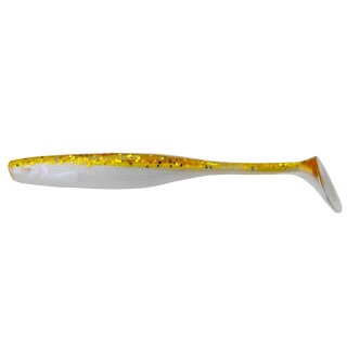 K.P Baits Lazy Shad Gummifisch 5" 12,5 cm 5 Stück 214 Gold n White