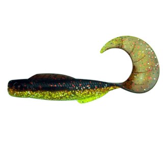 K.P Baits Mud Minnow 3,5" 8,75 cm 25 Stück 054 Green Motoroil