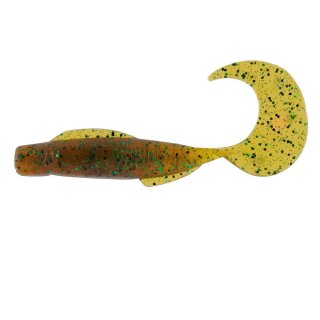 K.P Baits Mud Minnow 3,5" 8,75 cm 25 Stück 227 Motoroil Green