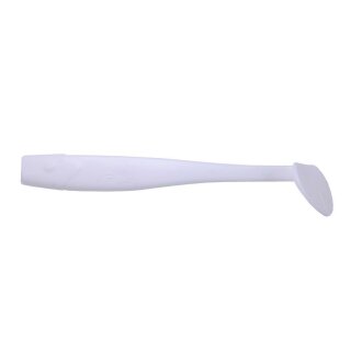 K.P Baits Slim Shad Gummifisch 4" 10 cm 5 Stück 001 White