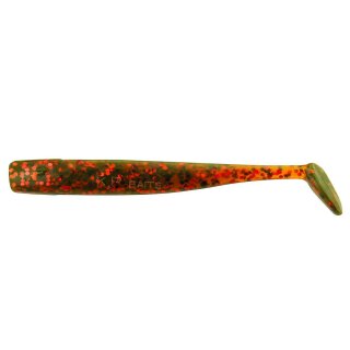 K.P Baits Slim Shad Gummifisch 4" 10 cm 5 Stück 132 Red Flakes