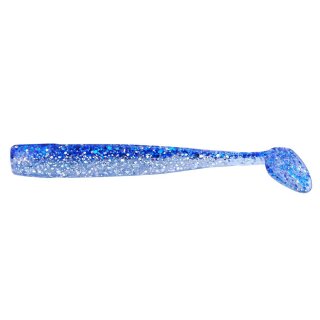 K.P Baits Slim Shad Gummifisch 4" 10 cm 5 Stück 140 Blue Silver Marlin