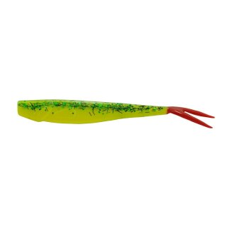 K.P Baits XO Minnow 5,5" V Tail No Action 5 Stück 072 Lime Two Tone