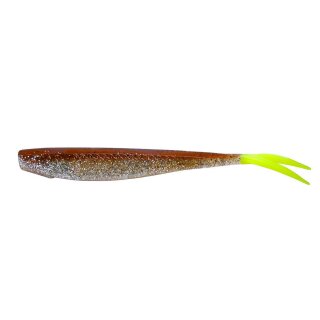 K.P Baits XO Minnow 5,5" V Tail No Action 5 Stück 158 Brown Mushroom