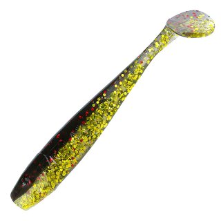 Relax King Shad 3" 5 Stück Gummifisch L448 Schwarz Gold