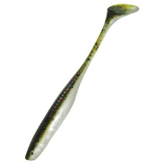 K.P Baits Lazy Shad Gummifisch 4" 10 cm 5 Stück 020 Brown White Turbot