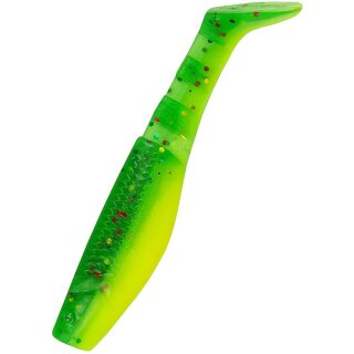 K.P Original Shad Gummifische 6,25 cm 5 Stück Barsch Zander 051 Chartreuse Grün