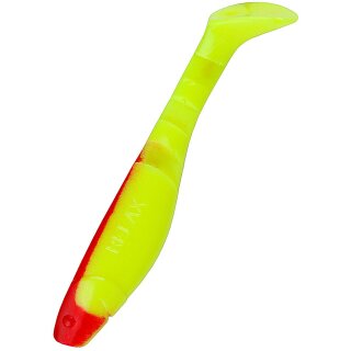 Relax Kopyto 4L 10 cm Gummifische 10 Stück 057 Chartreuse Rot