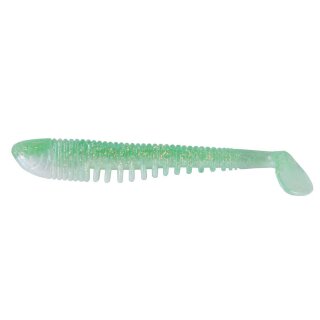 K.P Baits Skeleton Shad Gummifisch 4" 10 cm 5 Stück 084 Mint Green