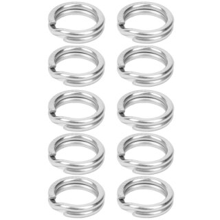 G.T.R Split Ring Sprengringe Stainless Steel 10 Stück 3,5 mm - 5 kg