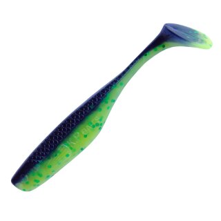 K.P Baits Lazy Shad Gummifisch 3" 7,5 cm 5 Stück 133 Blau Grün