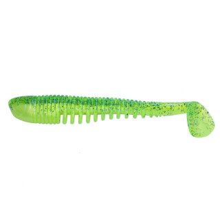 K.P Baits Skeleton Shad Gummifisch 4" 10 cm 5 Stück 089 Lime Green