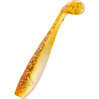 Relax King Shad 4" 10 cm Gummifisch 10 Stück L121 Gelb Orange