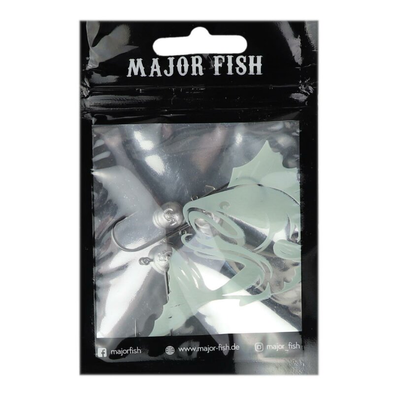 Major Fish Connector Jigköpfe Wire Keeper Jigheads 3 Stück 10 Gramm / Größe 4/0