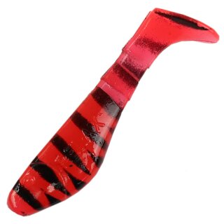 Relax Kopyto 2" 4 Stück Gummifisch TG 105 Tiger Rot Schwarz