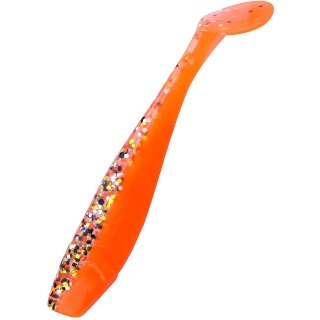 Relax King Shad 3" 5 Stück Gummifisch L132 Orange Glitter