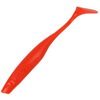 K.P Baits Lazy Shad Gummifisch 4" 10 cm 5 Stück 071 UV Orange