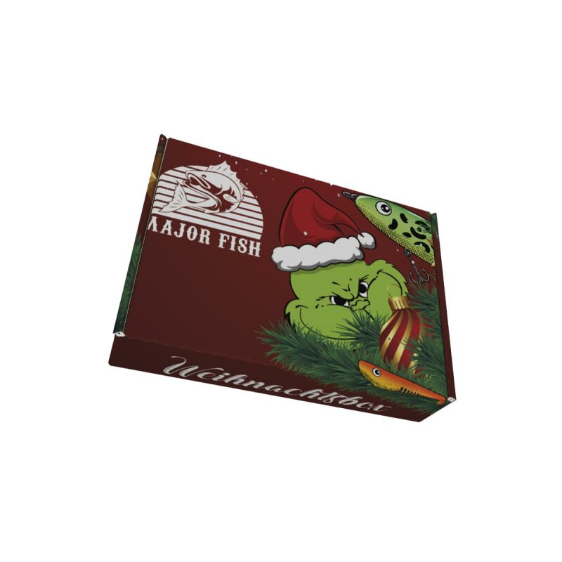 Major Fish Weihnachtsbox Geschenk für Angler Adventsgeschenk