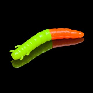 Soorex King Worm 55mm 7 Stück Forellen Gummiköder 311 Knoblauch