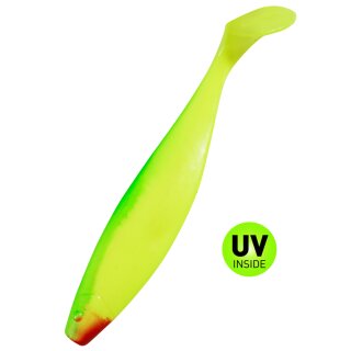 Relax Kopyto Shad 9" 23 cm Gummifisch 058 Fluogelb Grün