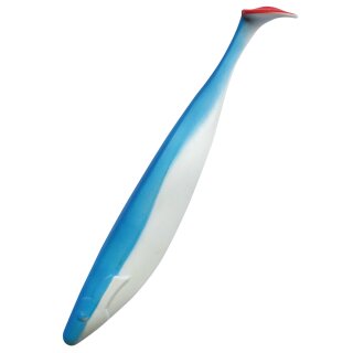 Shadxperts Megalodon 12" 30 cm Hechtköder 006 Reinweiss Blau