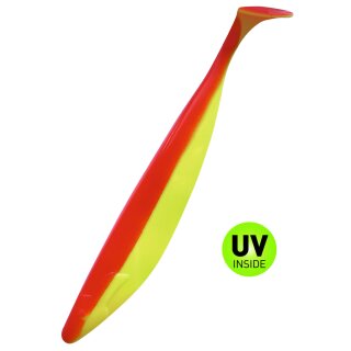 Shadxperts Megalodon 12" 30 cm Hechtköder 057 Fluogelb Rot