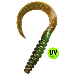 Shadxperts SX XXL Grub Twister 27-48 cm Big Bait B054 Grün Chartreuse Motoroil