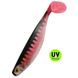 Shadxperts SX XXL Grub Twister 27-48 cm Big Bait Zander Hot Pink Glitter