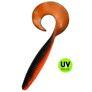 SX Magnum Twister 6" 16 cm 2 Stück Orange Schwarz